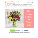 County Line Rose - Example Florist Website