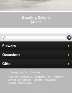 O'Shea's Florist bottom website section