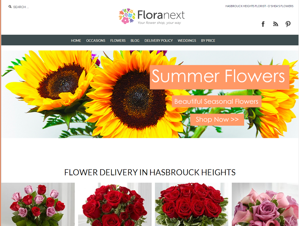 Floranext New Florist Website Theme