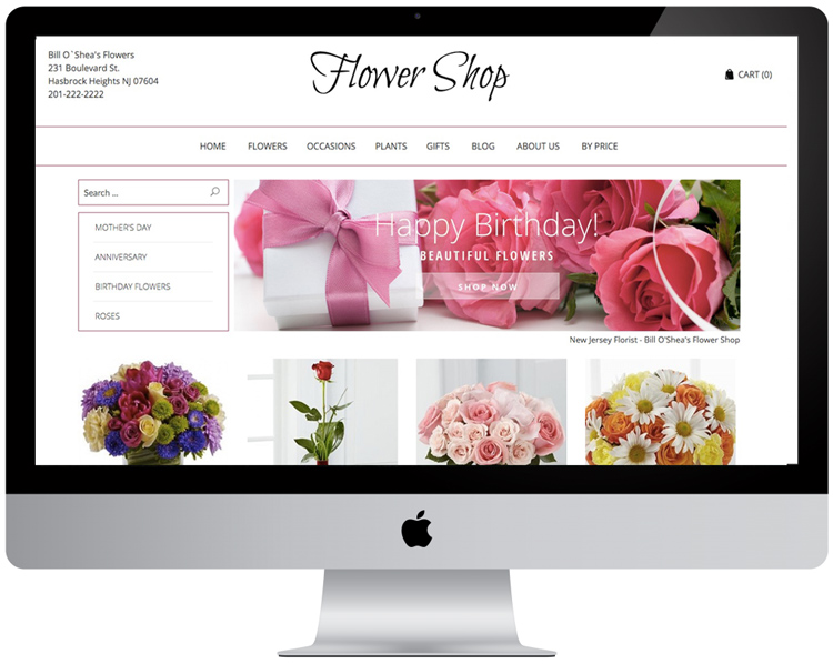 Florist Websites - Theme