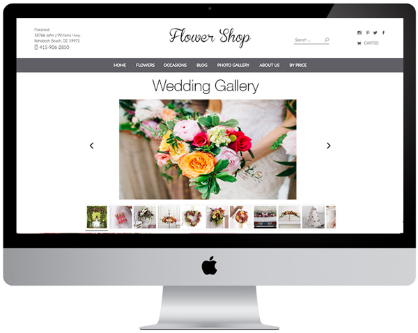 Florist Website - Image Gallery