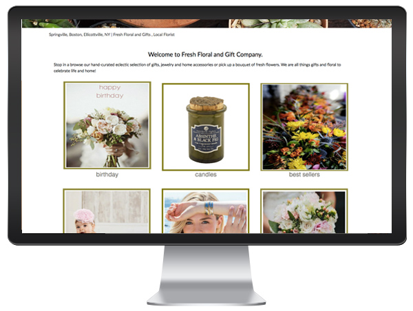 Florist Website - Blocks