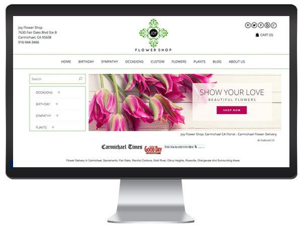 Florist Website Theme - Venture