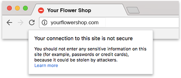 Florist Website Security