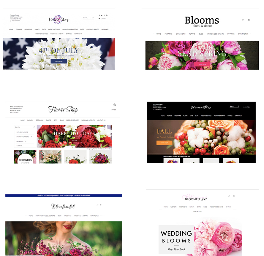 Florist Website Themes