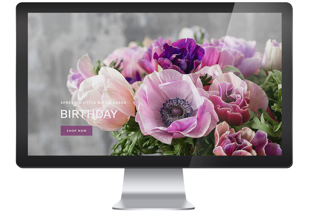 florist website banners