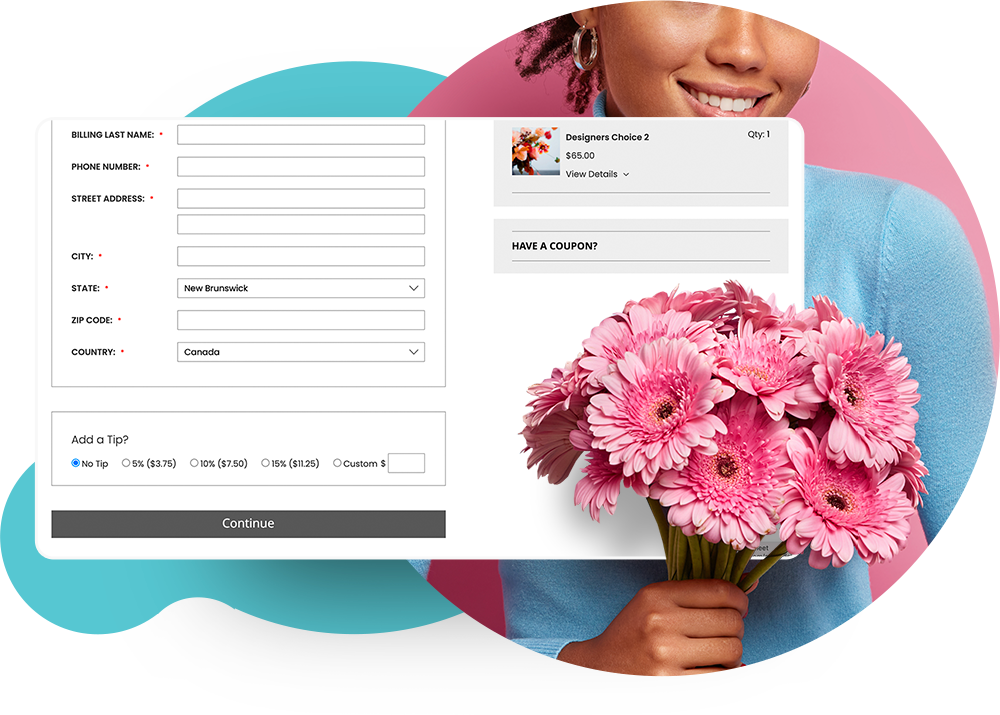 Florist Websites - Tipping
