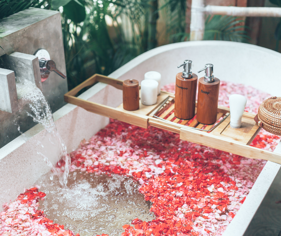 Pamper yourself with a luxurious bath and let the magical aromas whisk you  away!