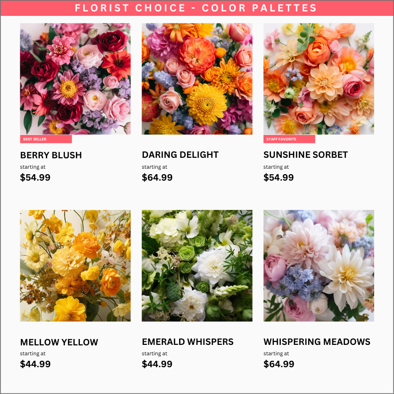 Florist Product Catalog - Floral Designer's Choice