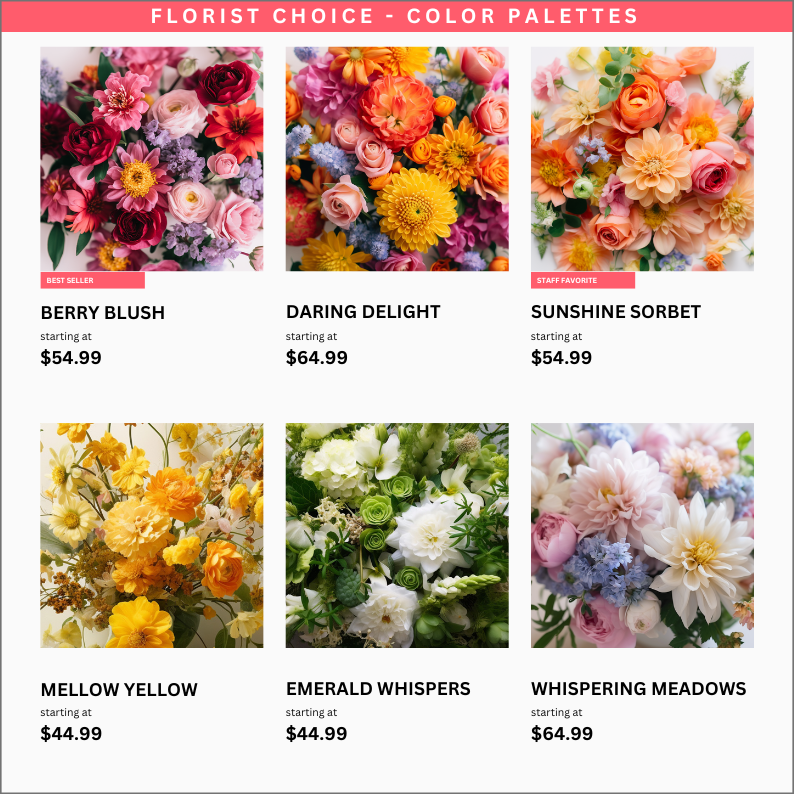 Floral Color Palette: Innovative Color Combinations For Flower