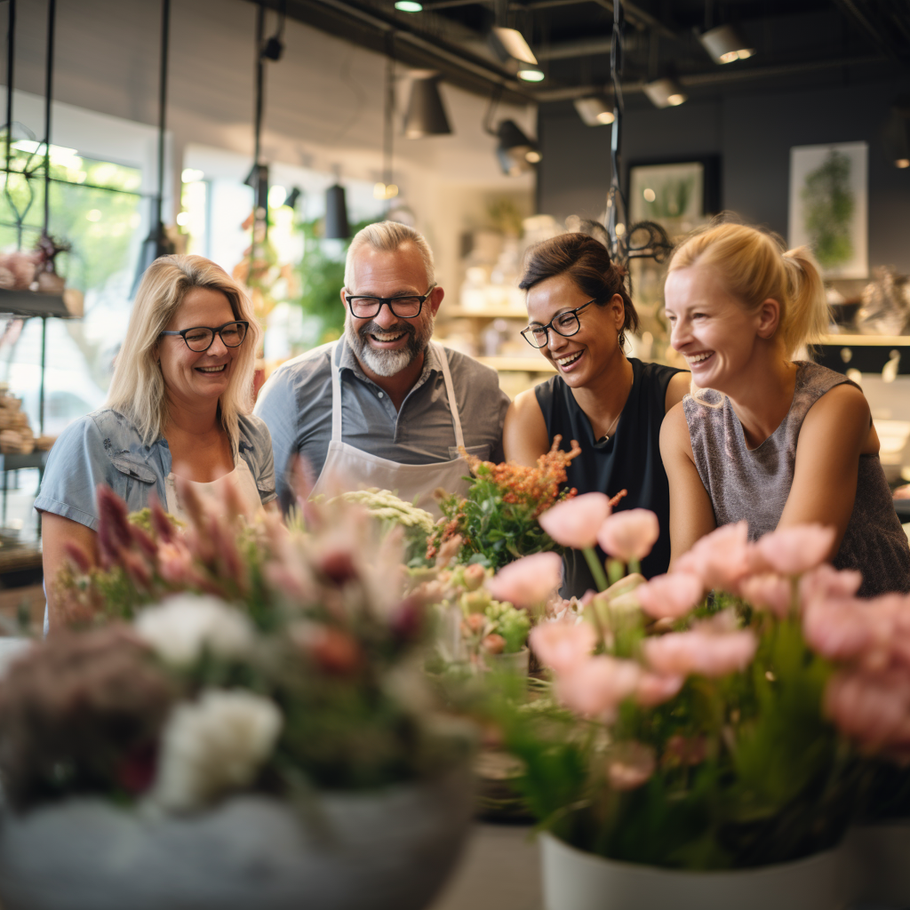 inside flower shops