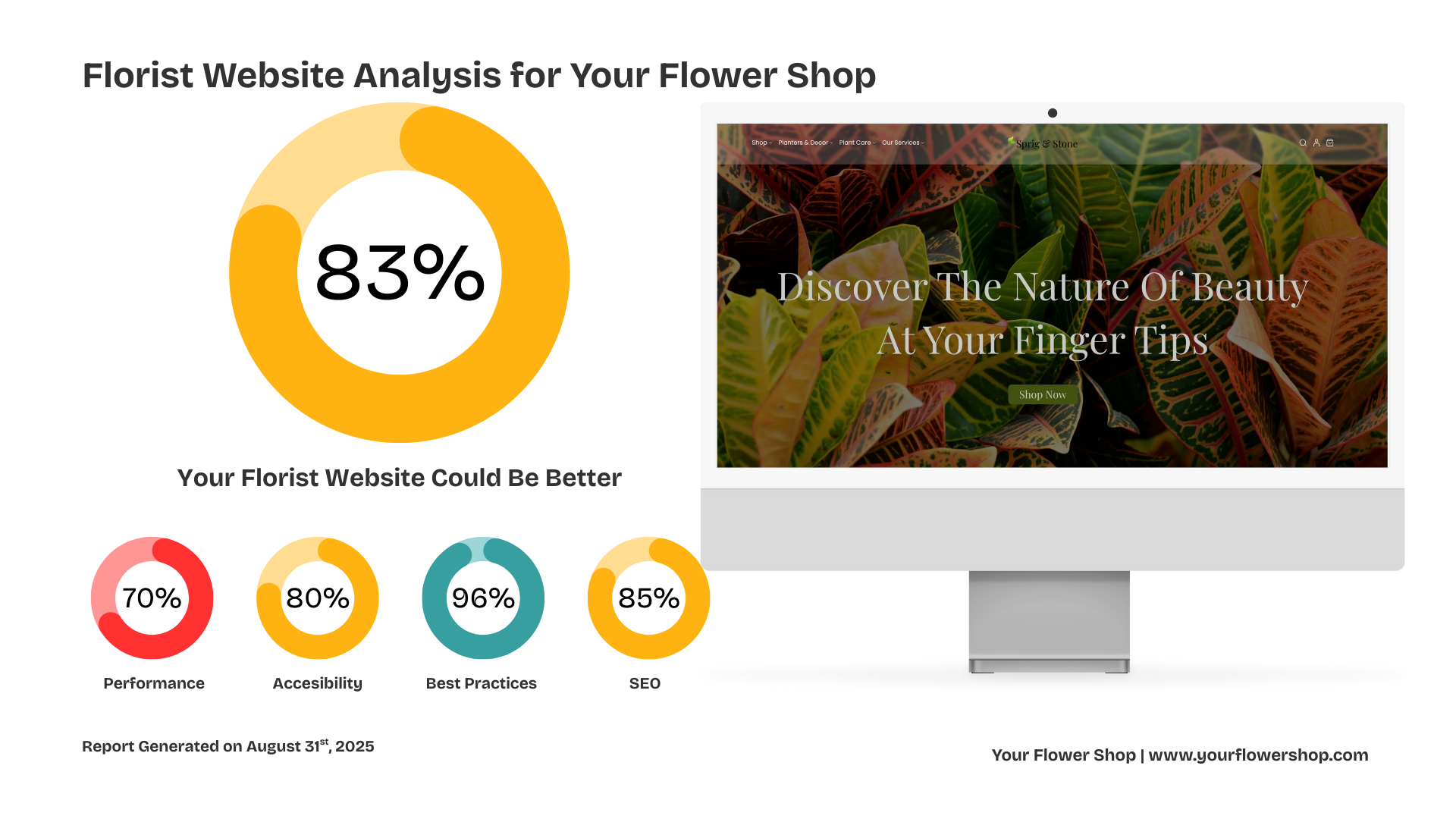Floranext's Website Analyzer - Floranext - Florist Websites, Floral POS ...