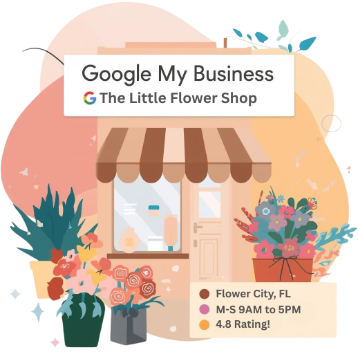The Little Flower Shop Google My Business